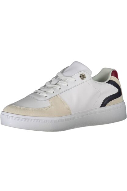 Tommy Hilfiger - White Leather Women Sneaker