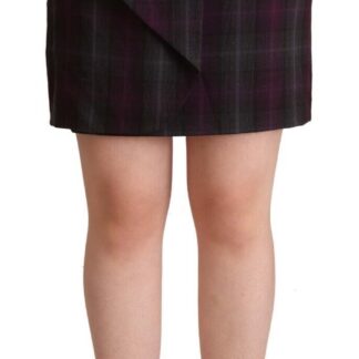 Denny Rose - "Red Polyester Women Skirt with Zip Closure"