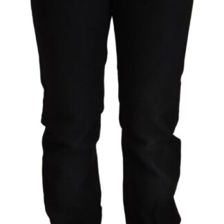 Yes Zee - Chic Black Viscose Blend Cargo Pants