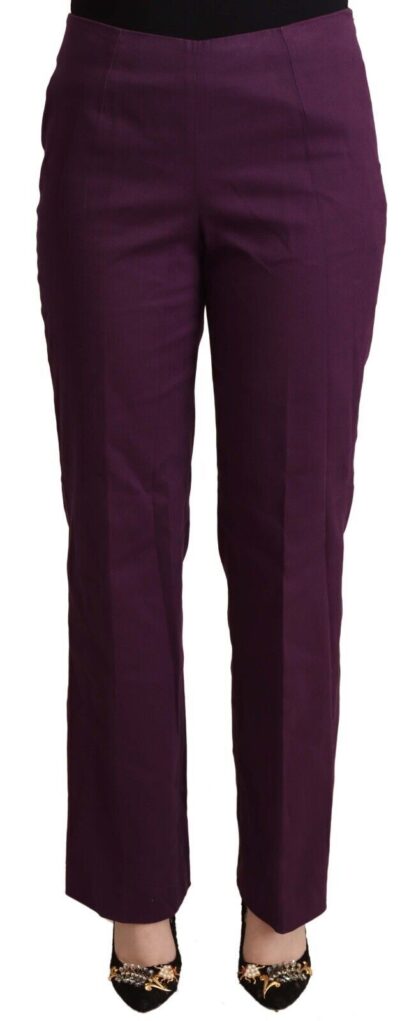 BENCIVENGA - Elegant Violet High Waist Tapered Pants