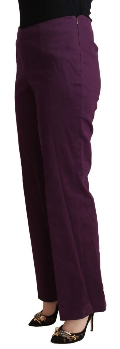 BENCIVENGA - Elegant Violet High Waist Tapered Pants