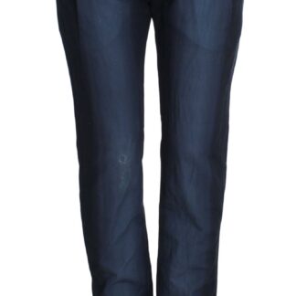 PLEIN SUD - Chic Slim Skinny Blue Wash Denim