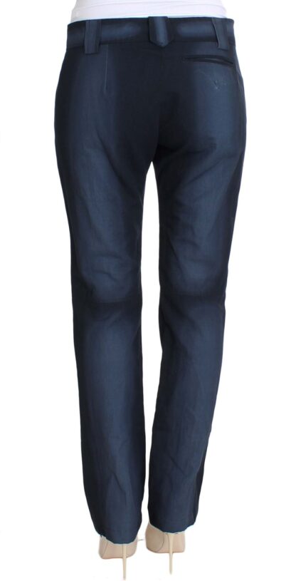 Ermanno Scervino - Chic Blue Cotton Dress Pants