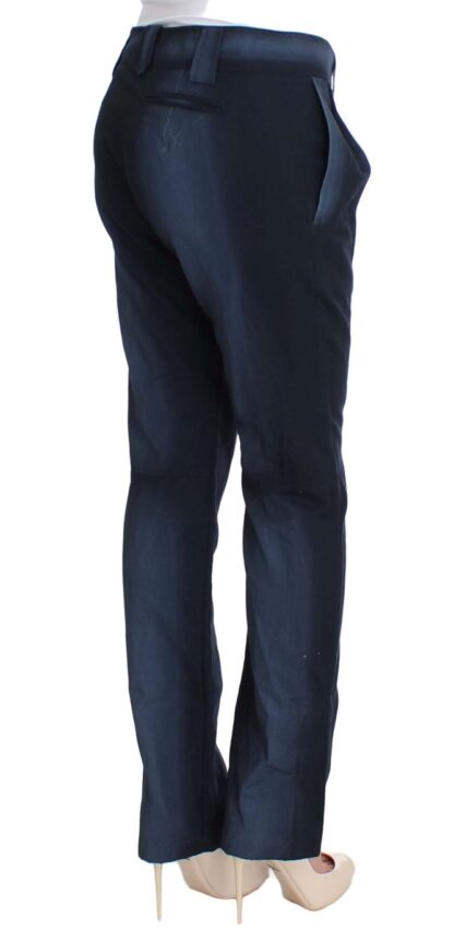 Ermanno Scervino - Chic Blue Cotton Dress Pants