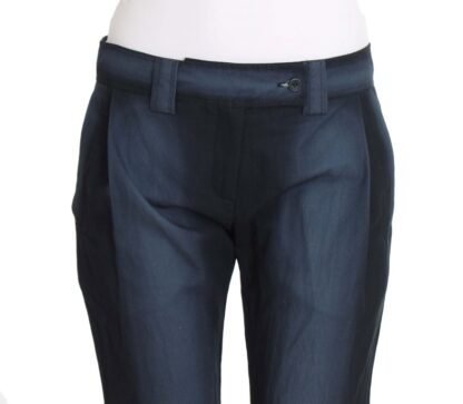 Ermanno Scervino - Chic Blue Cotton Dress Pants