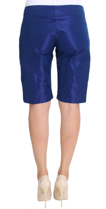 Ermanno Scervino - Chic Blue Mid Waist Shorts