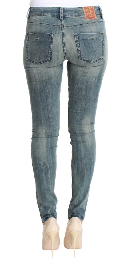 PLEIN SUD - Chic Slim Skinny Blue Wash Denim