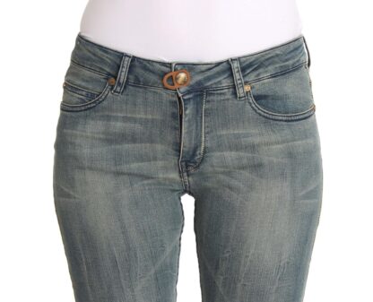 PLEIN SUD - Chic Slim Skinny Blue Wash Denim