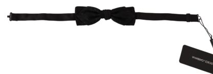 Dolce & Gabbana - Elegant Black Silk Blend Bow Tie