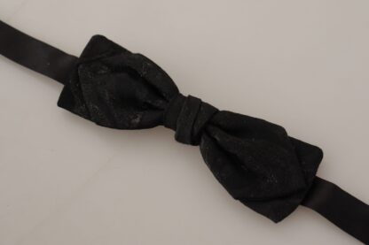 Dolce & Gabbana - Elegant Black Silk Blend Bow Tie