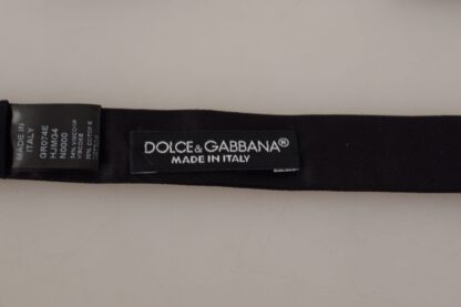 Dolce & Gabbana - Elegant Black Silk Blend Bow Tie