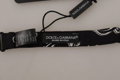 Dolce & Gabbana - Elegant Silk Black Bow Tie