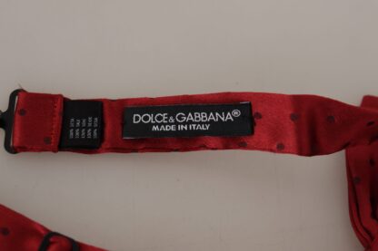 Dolce & Gabbana - Silk Red Bow Tie - Elegant Tied Design