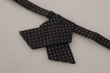 Dolce & Gabbana - Elegant Polka Dot Silk Bow Tie