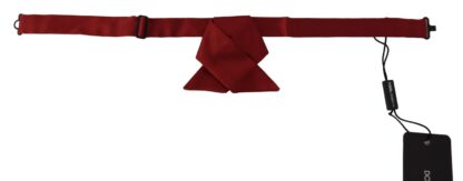 Dolce & Gabbana - Elegant Red Silk Bow Tie