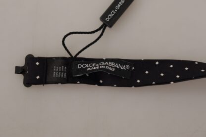 Dolce & Gabbana - Elegant Polka Dot Silk Bow Tie