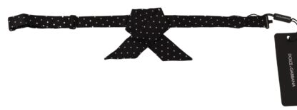 Dolce & Gabbana - Elegant Polka Dot Silk Bow Tie