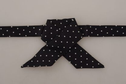 Dolce & Gabbana - Elegant Polka Dot Silk Bow Tie