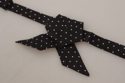 Dolce & Gabbana - Elegant Polka Dot Silk Bow Tie