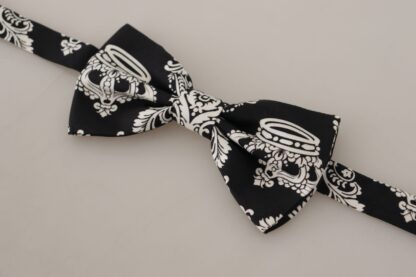 Dolce & Gabbana - Elegant Black Silk Bow Tie