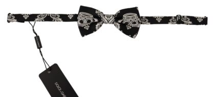 Dolce & Gabbana - Elegant Black Silk Bow Tie