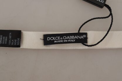 Dolce & Gabbana - Elegant Silk Bow Tie for Sophisticated Evenings