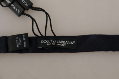 Dolce & Gabbana - Elegant Blue Silk Bow Tie