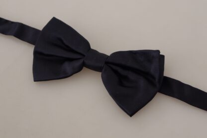 Dolce & Gabbana - Elegant Blue Silk Bow Tie