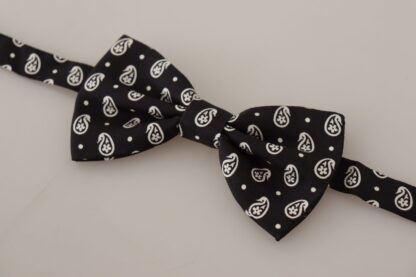 Dolce & Gabbana - Elegant Black Silk Bow Tie