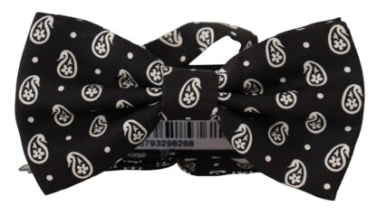 Dolce & Gabbana - Elegant Black Silk Bow Tie