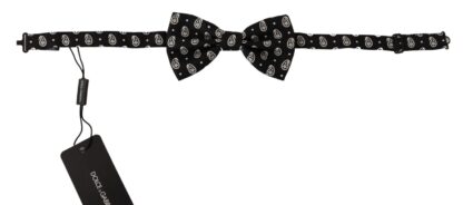 Dolce & Gabbana - Elegant Black Silk Bow Tie