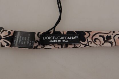 Dolce & Gabbana - Elegant Multicolor Silk Bow Tie