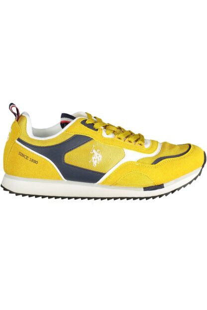 U.S. POLO ASSN. - Yellow Polyester Men Sneaker