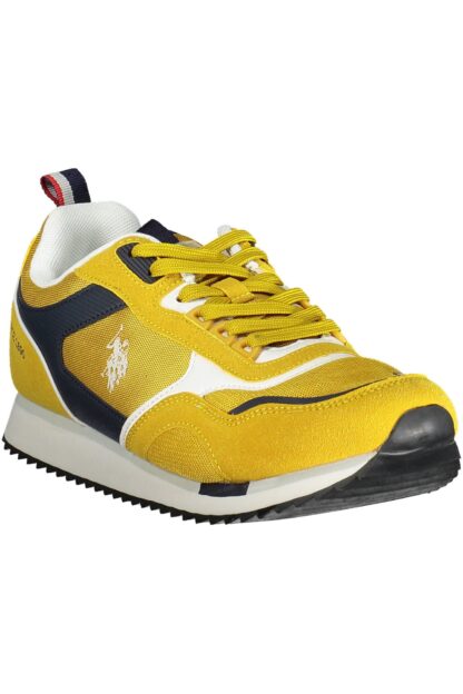 U.S. POLO ASSN. - Yellow Polyester Men Sneaker