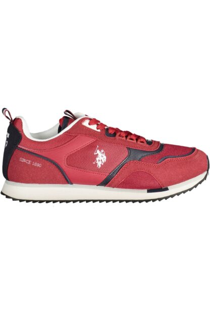 U.S. POLO ASSN. - Red Polyester Men Sneaker