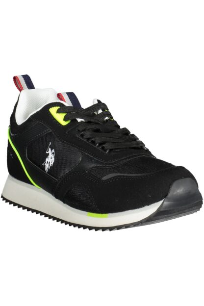 U.S. POLO ASSN. - Black Polyester Men Sneaker