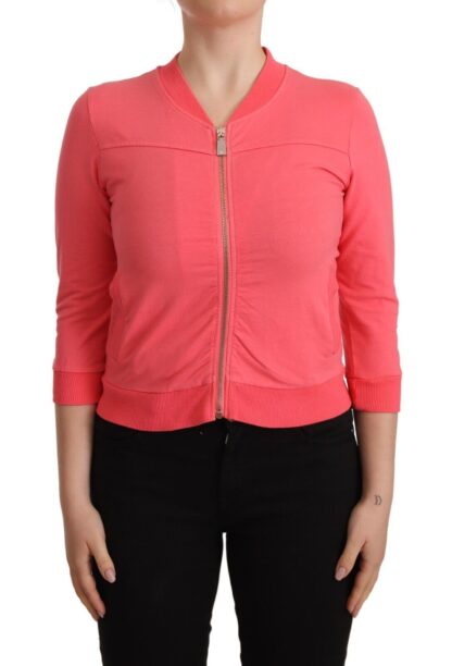 Blumarine - Elegant Pink Full Zip Sweater