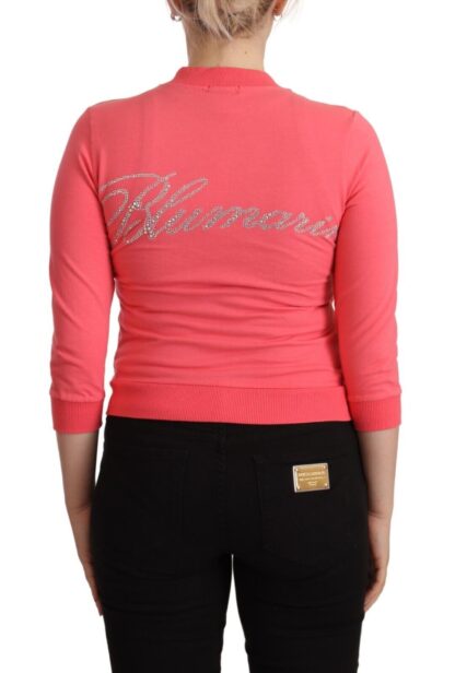 Blumarine - Elegant Pink Full Zip Sweater