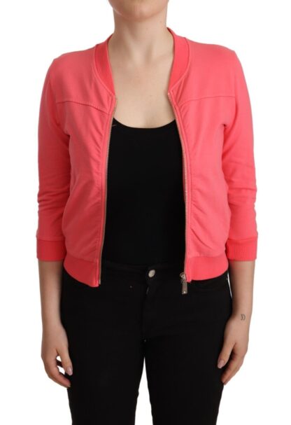 Blumarine - Elegant Pink Full Zip Sweater