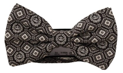 Dolce & Gabbana - Elegant Black Silk Bow Tie