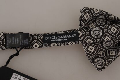 Dolce & Gabbana - Elegant Black Silk Bow Tie