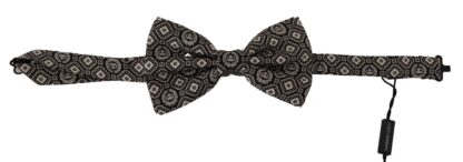 Dolce & Gabbana - Elegant Black Silk Bow Tie