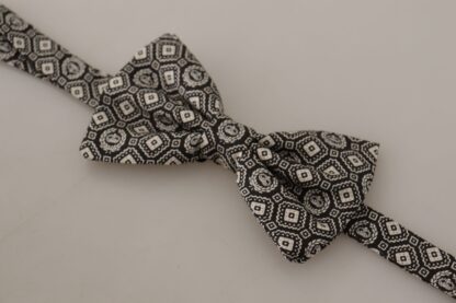 Dolce & Gabbana - Elegant Black Silk Bow Tie