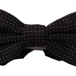 Dolce & Gabbana - Stunning Blue Polka Dot Silk Bow Tie