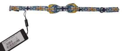 Dolce & Gabbana - Majolica Print Silk Bow Tie