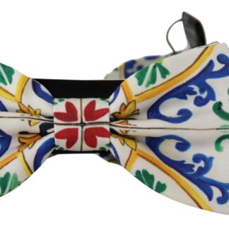 Dolce & Gabbana - Elegant Black Silk Bow Tie