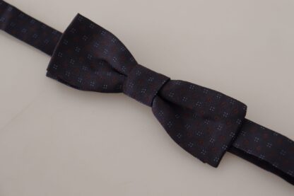 Dolce & Gabbana - Stunning Blue Polka Dot Silk Bow Tie