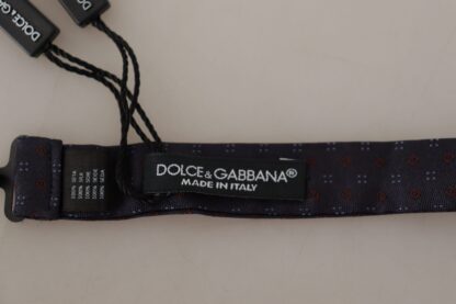 Dolce & Gabbana - Stunning Blue Polka Dot Silk Bow Tie