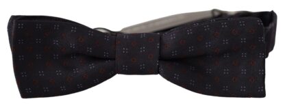 Dolce & Gabbana - Stunning Blue Polka Dot Silk Bow Tie