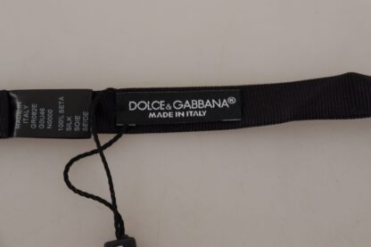 Dolce & Gabbana - Elegant Black Silk Bow Tie